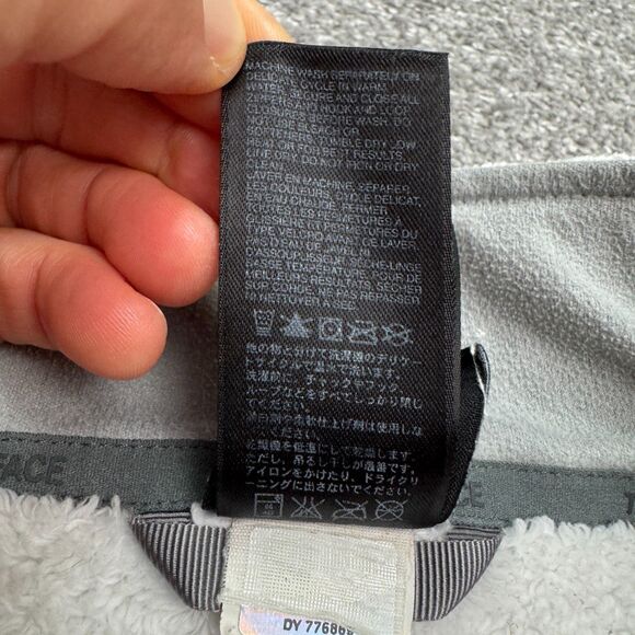 The North Face Osito Fleece Jacket Womens Small White Full Zip Pocket Outdoor - Picture 13 of 16